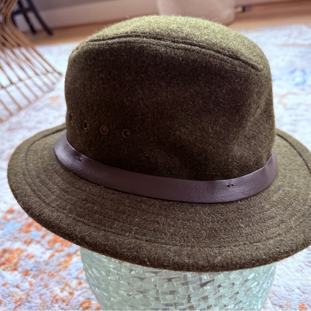Filson Forest Green Wool Packer Hat - Picture 4 of 5